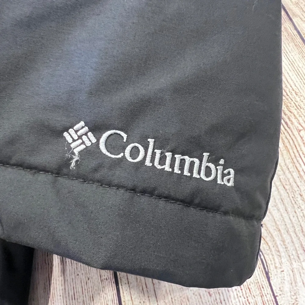 Columbia Kids Black Outgrown Insulated Snow Bibs Ski Overalls Size Large